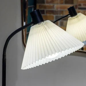 Hot Markslöjd Lampe sur pied textile Mira, noir