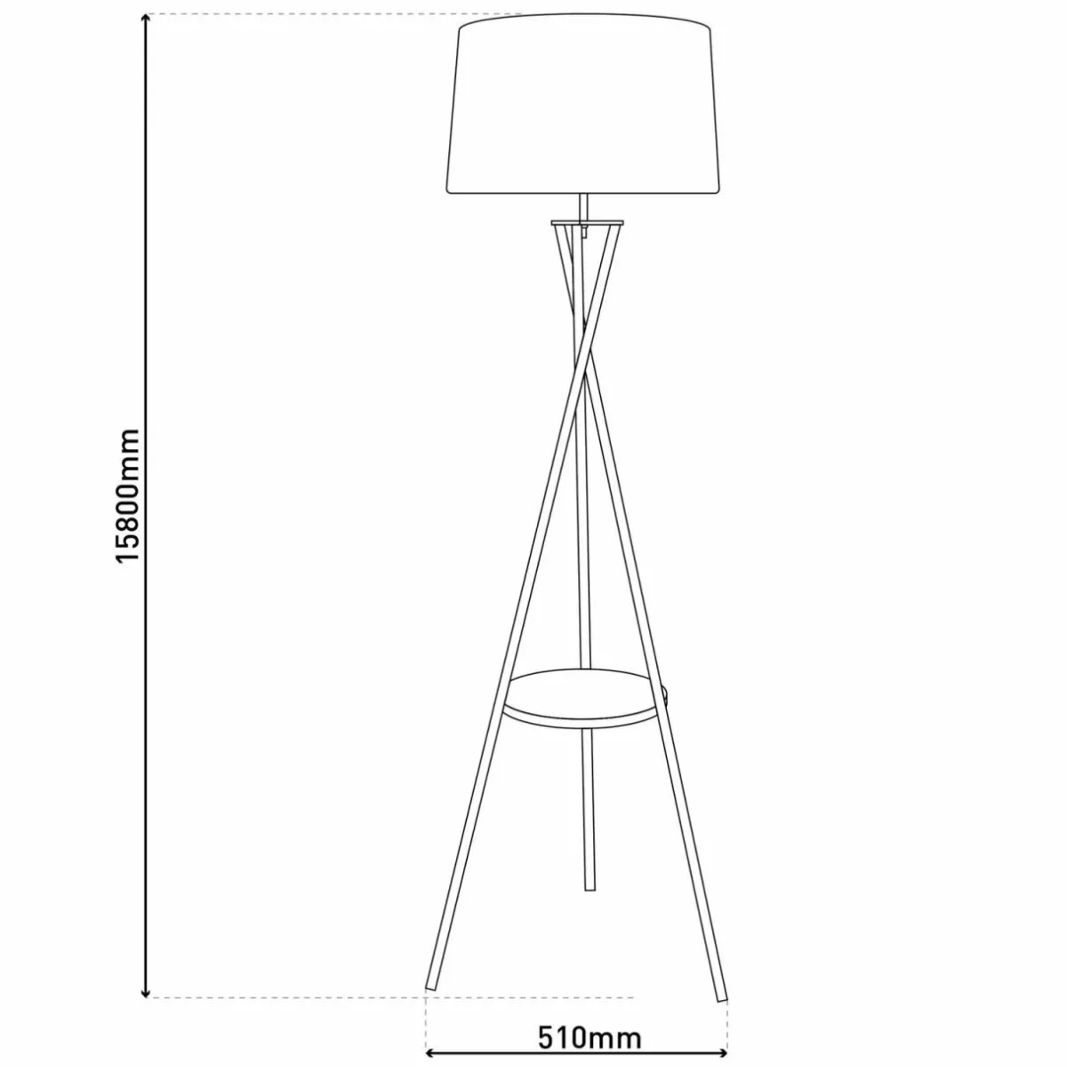 lampe_sur_pied_tora_noirblanc_textile_hauteur__cm_trpied_1.webp Hot Näve Lampe sur pied Tora, noir/blanc, textile, hauteur 158 cm trépied
