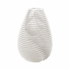 Discount Eco-Light Lampe sur pied Twist, hêtre, blanc, 63,7 cm