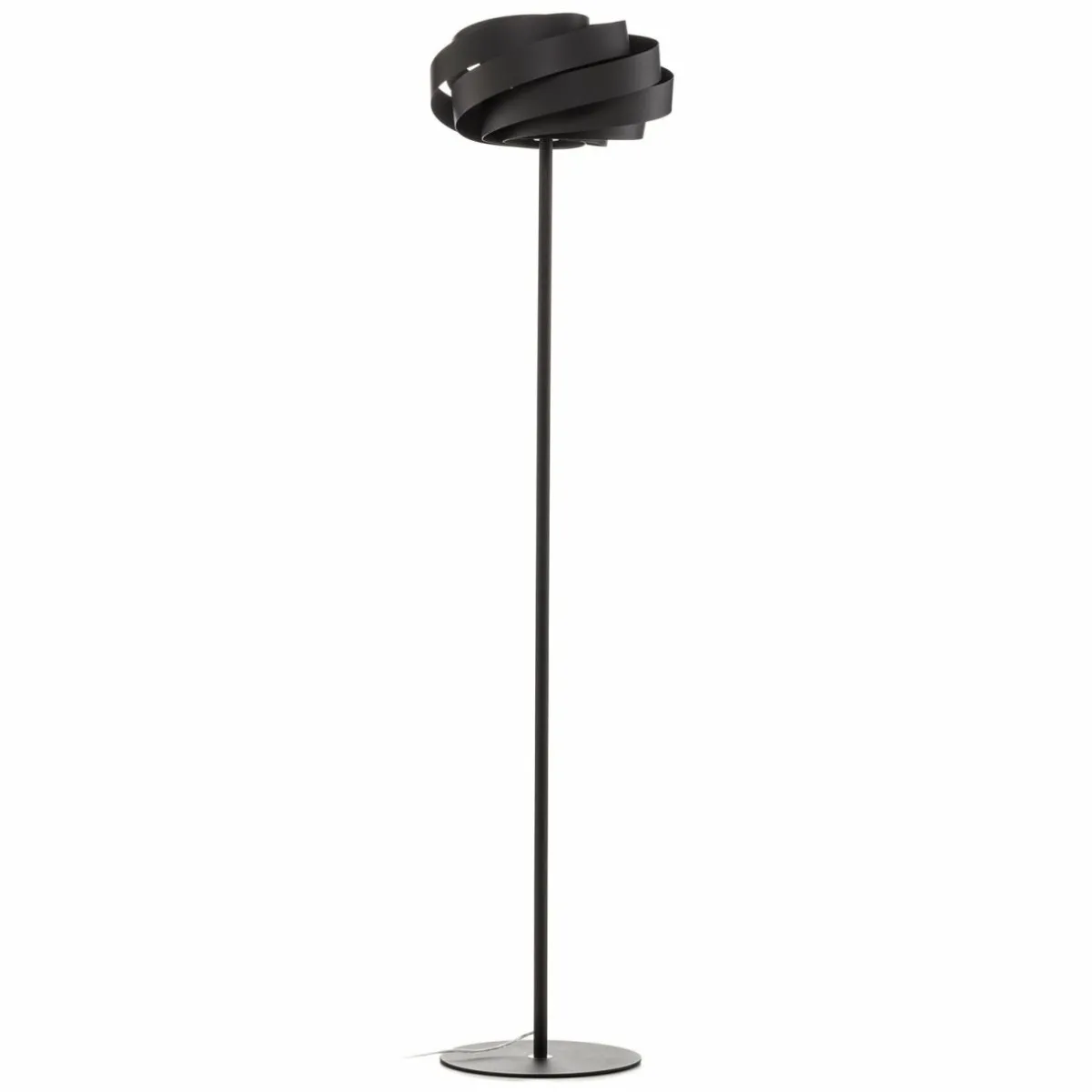 lampe_sur_pied_vento_noir_mtal_e___cm_0.webp Best Sale Domiluce Lampe sur pied Vento, noir, métal, E27, Ø 40 cm