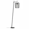 New EGLO Lampe sur pied Wrington, hauteur 194 cm, noir, acier