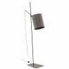 Best Sale Nowodvorski Lighting Lampe sur pied Zelda avec abat-jour textile rond gris