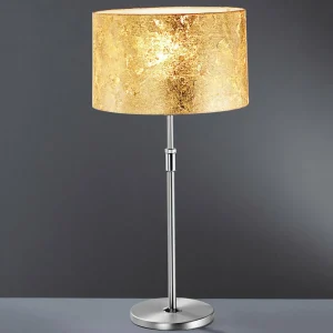 Discount Hufnagel Lampe table Alea Loop recouvert à la feuille d'or