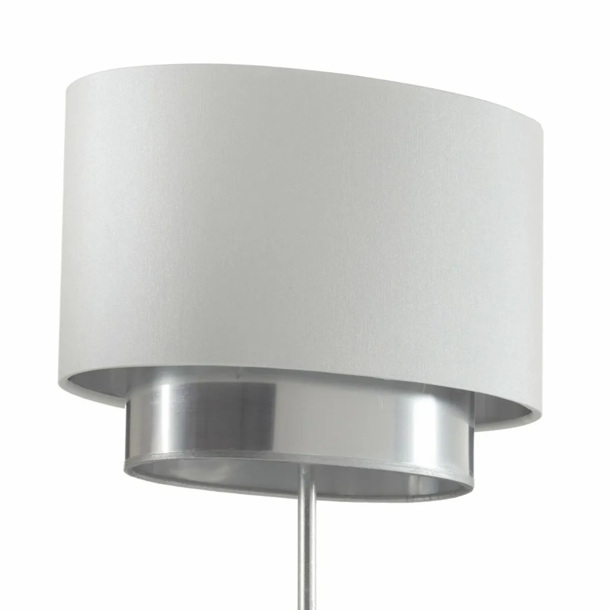 lampe_table_mattia_ovale_double_blancheargente_1.webp Store Holländer Lampe table Mattia ovale, double, blanche/argentée