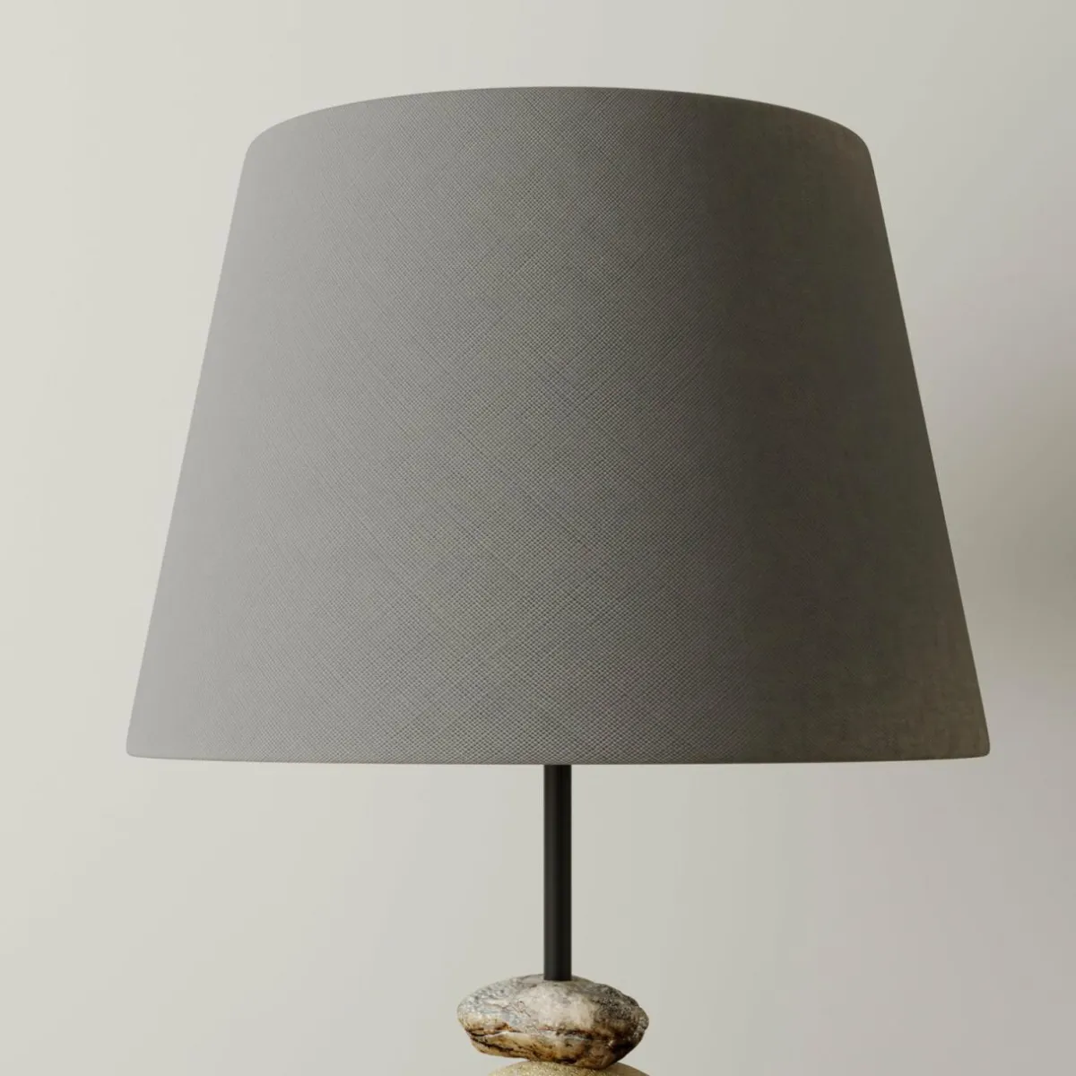 lampe_vera_abatjour_tissu_et_dcor_pierre_cm_6.webp Cheap ONLI Lampe Vera, abat-jour tissu et décor pierre, 55 cm