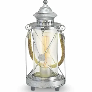 Fashion EGLO Lampe-lanterne à poser claire argent antique