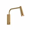 New LEDS-C4 Applique murale LED Gama Extend, doré mat, aluminium