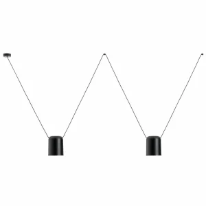 Cheap LEDS-C4 Attic Double cylindre Ø 15cm noire
