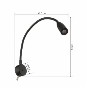 Flash Sale LEDS-C4 Bed applique LED ronde, noire