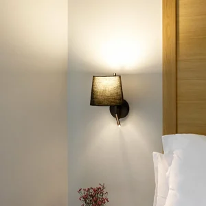 Outlet LEDS-C4 Clip applique avec liseuse LED noire