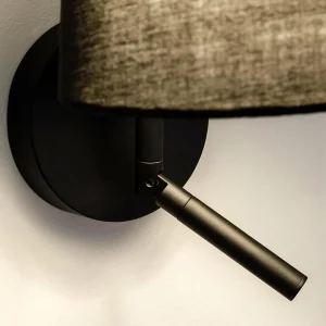 Outlet LEDS-C4 Clip applique avec liseuse LED noire