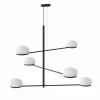 Best Sale LEDS-C4 Coco Chandelier suspension, noire/blanche