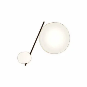 Best Sale LEDS-C4 Plafonnier LED Spark Double, longueur 67 cm, CCT, verre