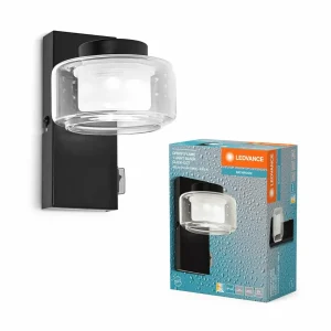 Flash Sale LEDVANCE Applique murale LED Orbis Flame, à 1 lampe, noir, IP44