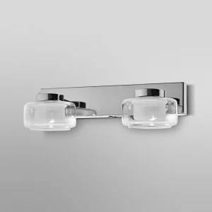 Outlet LEDVANCE Applique murale LED Orbis Flame, à 2 lampes, chrome, IP44