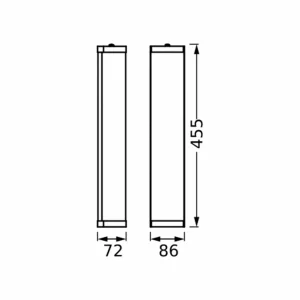 Outlet LEDVANCE Bathroom Classic Cylinder 45,5cm chrome