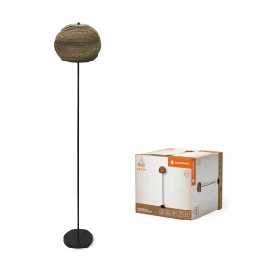 Cheap LEDVANCE Lampe sur pied Ball hauteur 116 cm, brun, carton ondulé, E27