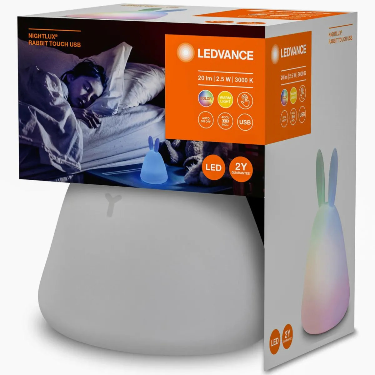 ledvance_nightlux_touch_rabbit_veilleuse_led_rvb_0.webp Clearance LEDVANCE Nightlux Touch Rabbit veilleuse LED RVB