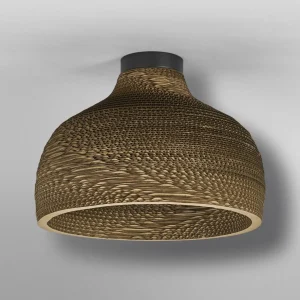 Hot LEDVANCE Plafonnier Hat, Ø 36 cm, brun, carton ondulé