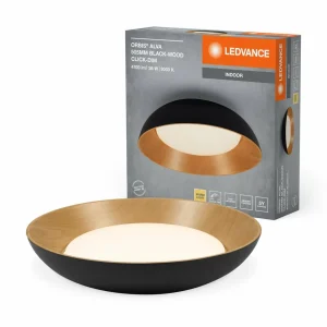 Store LEDVANCE Plafonnier LED Orbis Alva, noir, métal