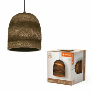 Best Sale LEDVANCE Suspension Ball Bell, Ø 26 cm, brun, carton ondulé