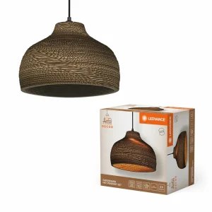 Flash Sale LEDVANCE Suspension Hat, Ø 36 cm, brun, carton ondulé