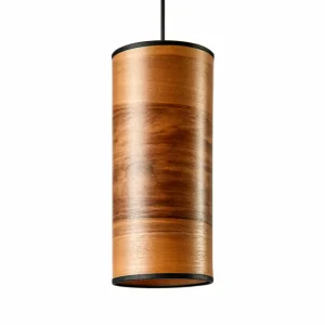 Fashion LeuchtNatur Nux suspension noyer européen/noire