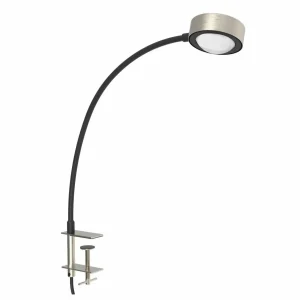 Fashion LIGHTME lampe à poser Powerlens Flex, vis, couleur titane