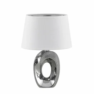 Flash Sale Lindby Alenja lampe à poser en céramique et tissu