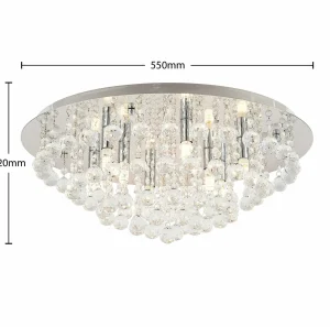 Online Lindby Antonino plafonnier à 8 lampes