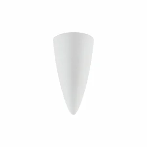 Best Lindby applique murale Pascali, hauteur 42 cm, blanc, plâtre