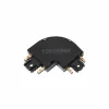 Cheap Lindby connecteur en L Lumaro, noir, 90°, arrondi, set de 2 pièces