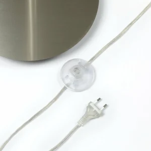 Sale Lindby Cynthia lampadaire arqué, verre, nickel mat