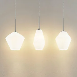 Cheap Lindby Ekkis suspension, x3, longue, blanc opale