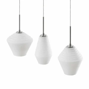 Cheap Lindby Ekkis suspension, x3, longue, blanc opale