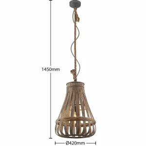 Shop Lindby Haruno suspension en rotin, 42 cm