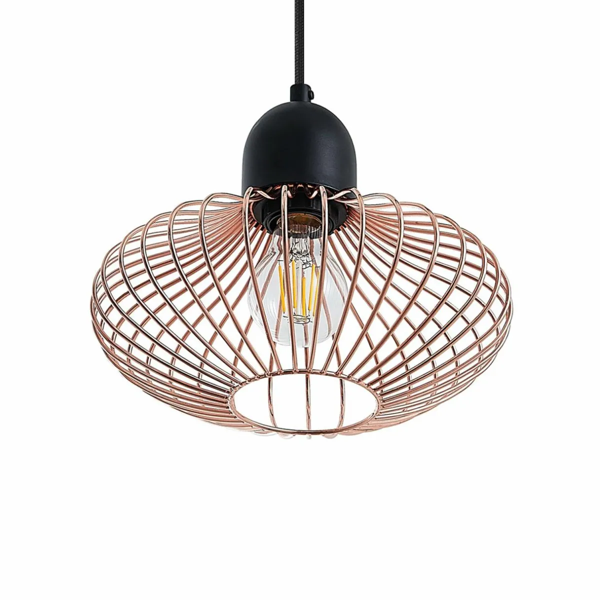 lindby_justinos_suspension__trois_lampes_cuivre_4.webp Fashion Lindby Justinos suspension à trois lampes, cuivre