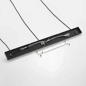 Fashion Lindby Justinos suspension à trois lampes, cuivre