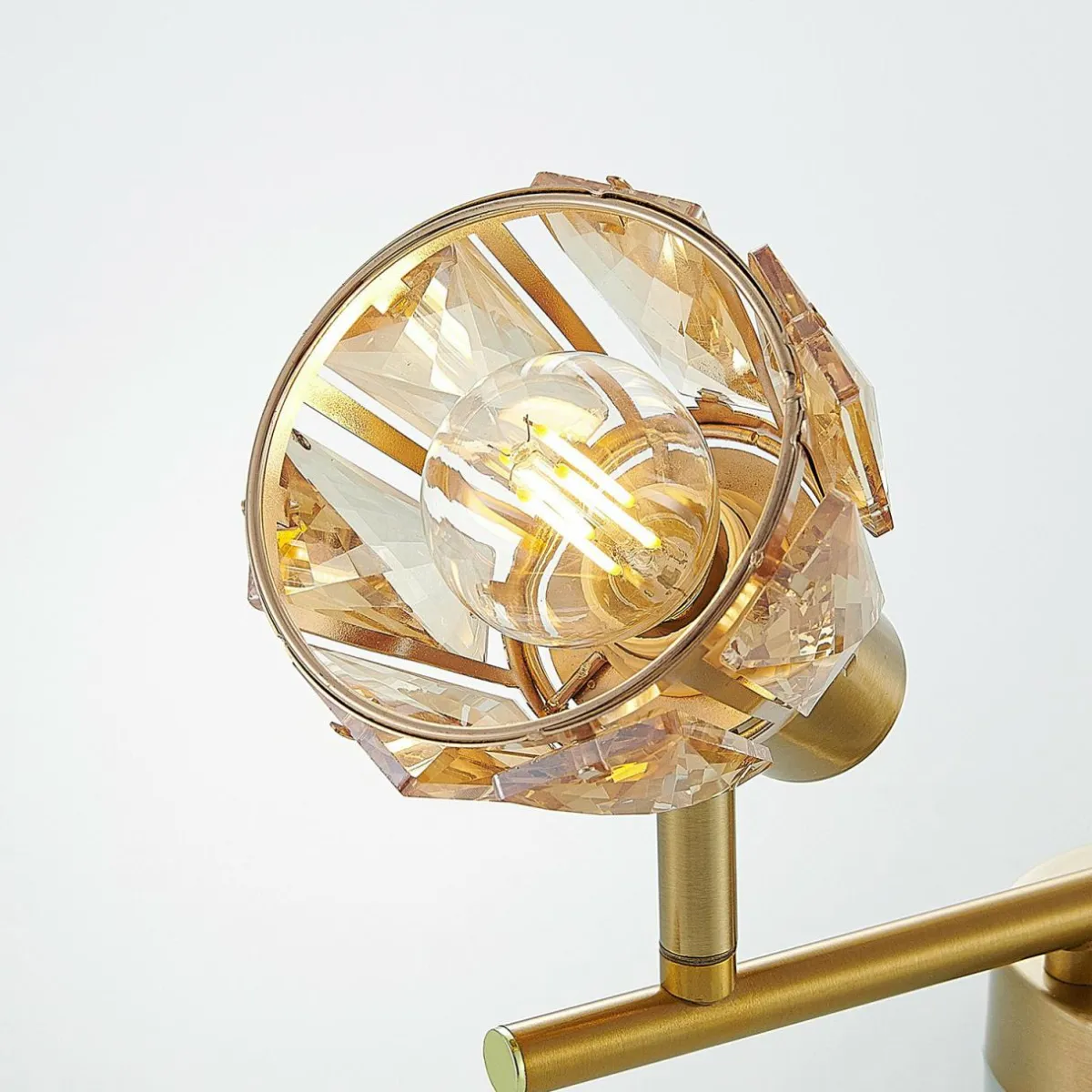 lindby_kosta_plafonnier___lampes_laiton_3.webp Outlet Lindby Kosta Plafonnier à 2 lampes, laiton