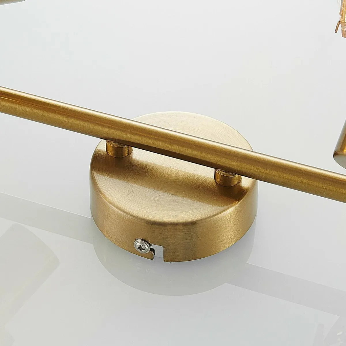 lindby_kosta_plafonnier___lampes_laiton_5.webp Outlet Lindby Kosta Plafonnier à 2 lampes, laiton