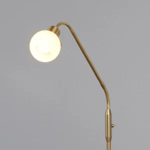 Hot Lindby lampadaire Elaina, laiton, 162cm, flexible, E14