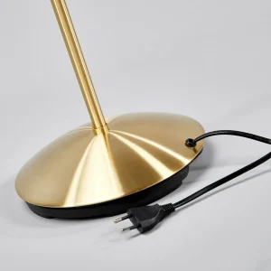 Hot Lindby lampadaire Elaina, laiton, 162cm, flexible, E14
