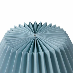 Sale Lindby lampe à poser Magali, bleu clair, papier, Ø 34 cm, E14