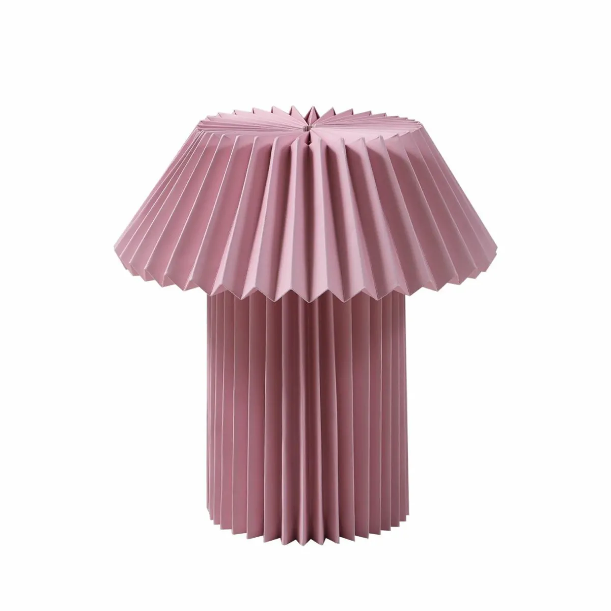 lindby_lampe__poser_magali_rose_papier___cm_e_1.webp Best Lindby lampe à poser Magali, rose, papier, Ø 34 cm, E14