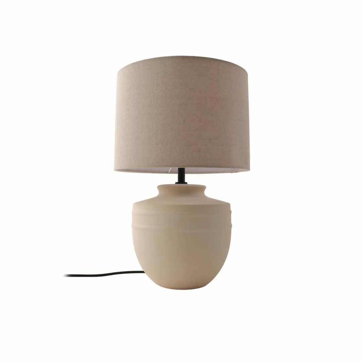 lindby_lampe__poser_thalassia_beige___cm_cramique_1.webp Best Lindby lampe à poser Thalassia, beige, Ø 30 cm, céramique