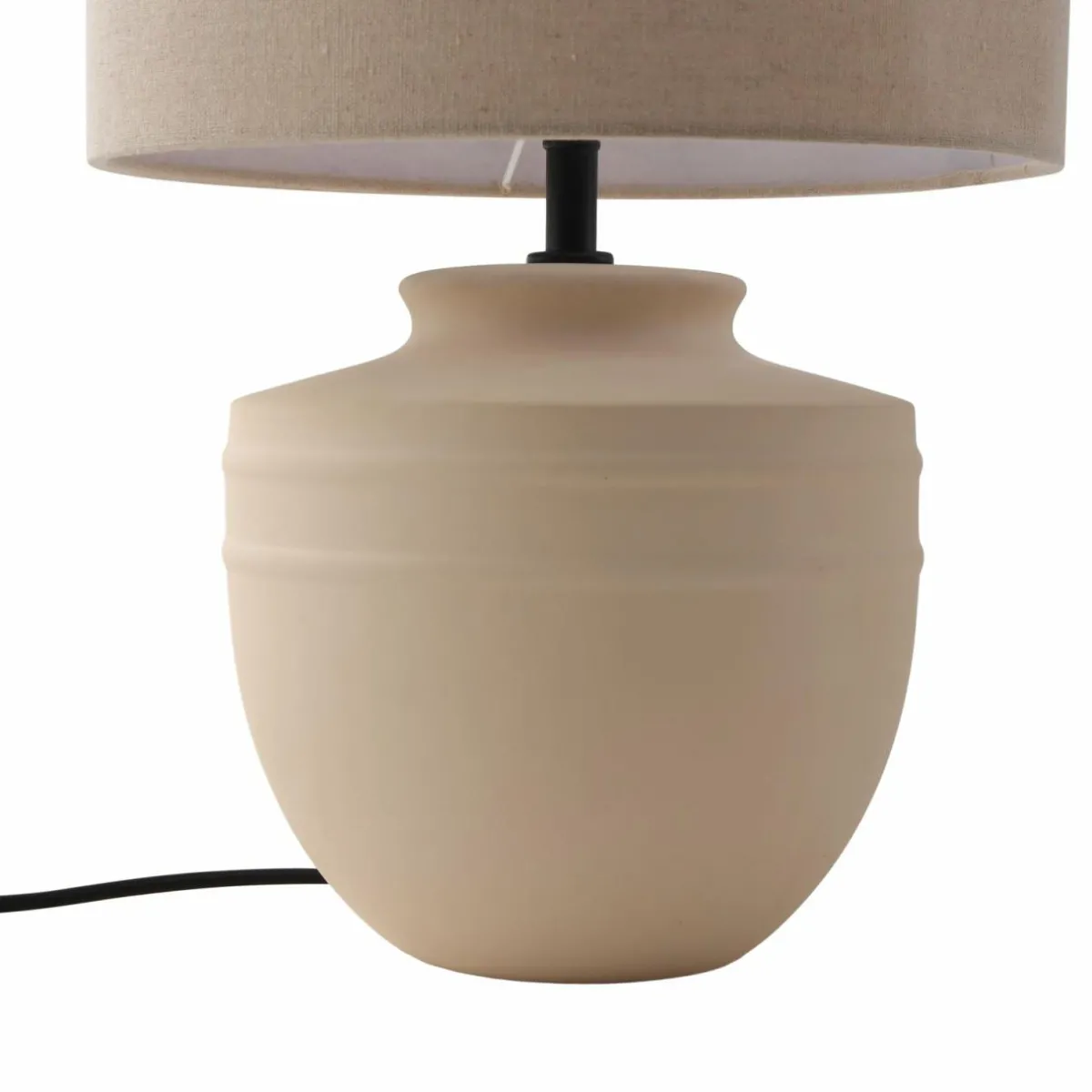 lindby_lampe__poser_thalassia_beige___cm_cramique_4.webp Best Lindby lampe à poser Thalassia, beige, Ø 30 cm, céramique