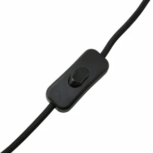 Outlet Lindby lampe à poser Thalassia, gris/noir, Ø 20cm, céramique