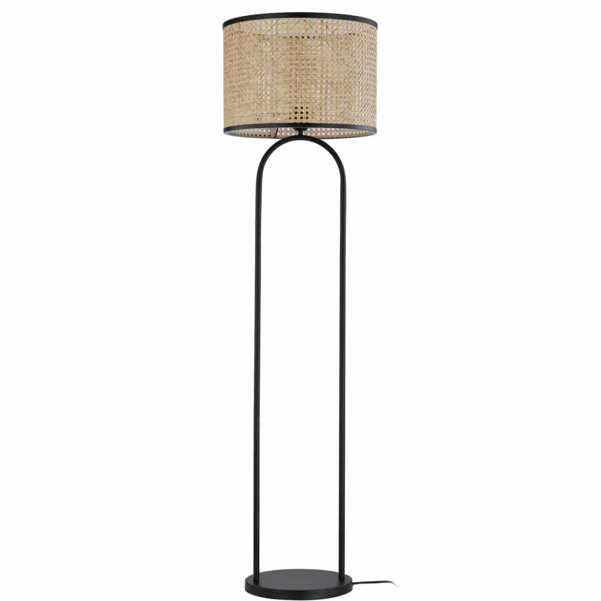 lindby_lampe_sur_pied_yaelle__cm_de_haut_rotin_noir_e_0.webp Best Sale Lindby lampe sur pied Yaelle, 146 cm de haut, rotin, noir, E27