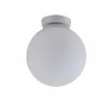 Clearance Lindby Meriala plafonnier blanc, verre Ø 25 cm