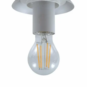 Clearance Lindby Meriala plafonnier blanc, verre Ø 25 cm